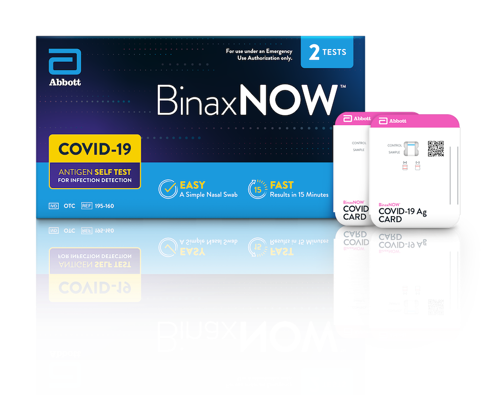Abbott BinaxNOW Covid Test