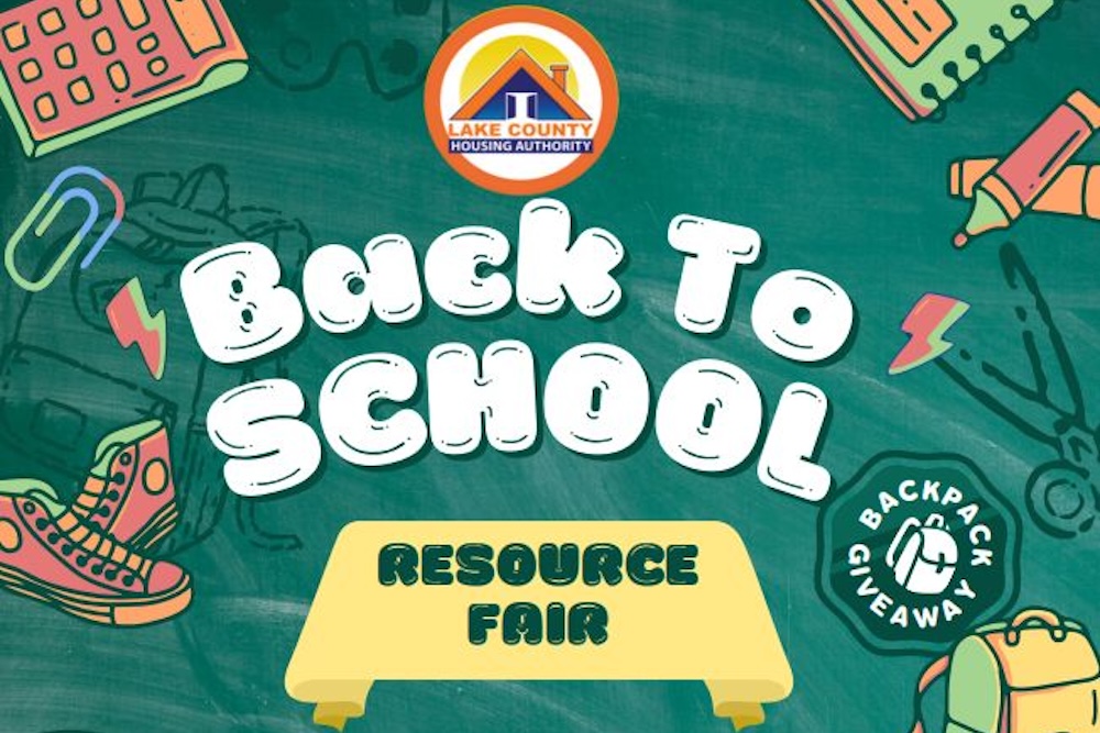 Lake County Housing Authority Back to School Resource Fair 2024